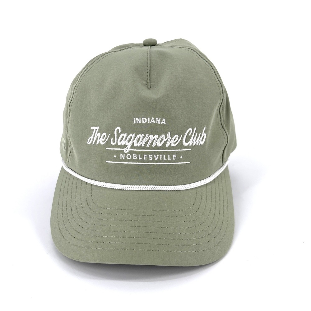 The Sagamore Golf Club Hats Mens Snapback Pukka Green Rope Noblesville IN